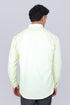 Veshbhoshaa Bluebird Light Lemon Men'S Office Shirt